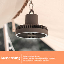 Laden Sie das Bild in den Galerie-Viewer, Intelligenter tragbarer 3-in-1-Lüfter