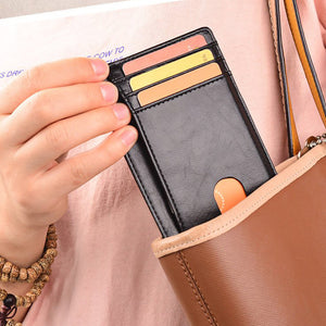 RFID-Kartenhalter für Herren mit Diebstahlsicherung