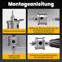 Laden Sie das Bild in den Galerie-Viewer, Edelstahl-Lochöffner-Set