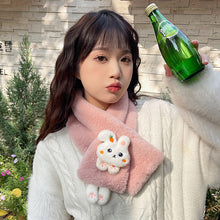 Laden Sie das Bild in den Galerie-Viewer, Kaninchen-Plüschschal