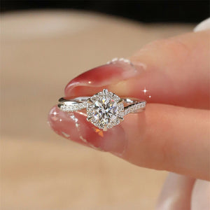Raffinierter klassischer verstellbarer Ring