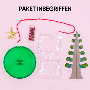 3-in-1-Mini-Weihnachtsbaum mit magischem Wachstum