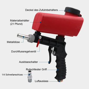 Tragbare pneumatische Sandstrahlpistole