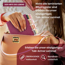 Laden Sie das Bild in den Galerie-Viewer, Florale Bibelregister 66 zum Abziehen und Aufkleben