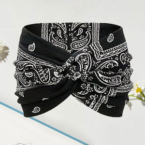 Bedrucktes Cross-Yoga-Stirnband