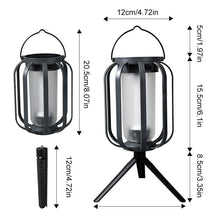 Laden Sie das Bild in den Galerie-Viewer, Solarbetriebene Outdoor-Laterne mit 4 Lichtmodi