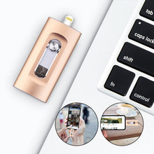 Laden Sie das Bild in den Galerie-Viewer, 3-in-1 USB-Stick mit hoher Kapazität und Fingerabdruckschutz