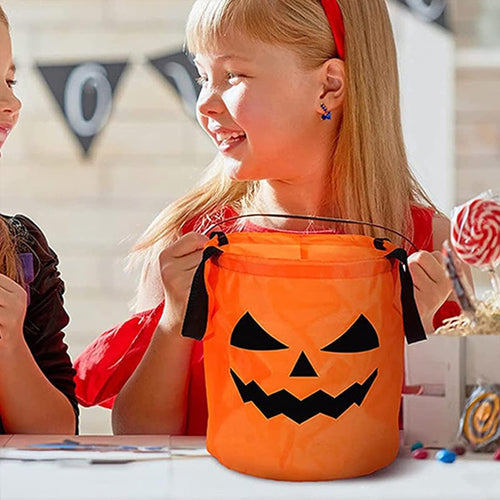 Personalisierbarer Leuchtender Halloween-Kürbis-Beutel