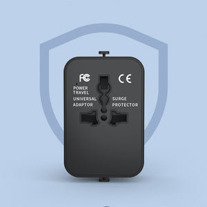 Universeller Reiseadapter mit zwei USB-Anschlüssen