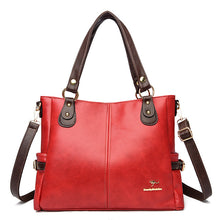 Laden Sie das Bild in den Galerie-Viewer, Helle Farbe Handtasche Kreuzbody Lederhandtasche