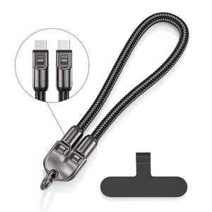 2-in-1 Schnellladekabel & Handy-Lanyard