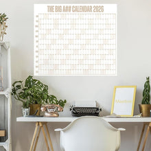 Laden Sie das Bild in den Galerie-Viewer, Großformatiger Wandkalender