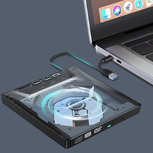 Laden Sie das Bild in den Galerie-Viewer, 7-in-1 Externes USB DVD-Laufwerk &amp; Blu-ray-Player