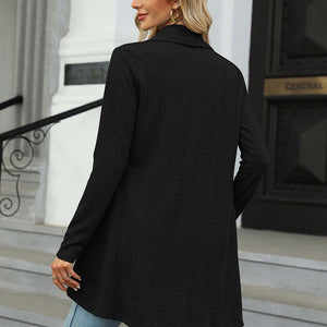Langärmlige Strickjacke, Mantel