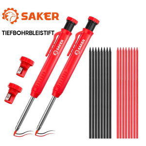 Tiefes Loch Holzbearbeitung Aktivität Stift