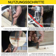 Laden Sie das Bild in den Galerie-Viewer, Holzbearbeitungs-Vierkantloch-Bohrer-Adapterhalterung