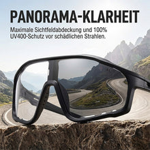 Laden Sie das Bild in den Galerie-Viewer, Photochrome UV-Schutz Sport Sonnenbrille Radfahren Wandern