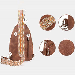 Brusttasche aus Kunstleder