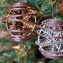 Laden Sie das Bild in den Galerie-Viewer, ❄3D-Doppelspiral-Schneeflocken | Weihnachtsschmuck