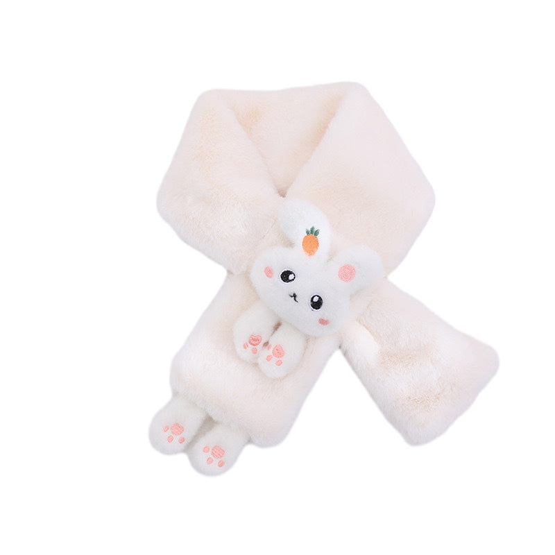 Kaninchen-Plüschschal