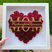 Laden Sie das Bild in den Galerie-Viewer, Muttertagsgeschenk Farbverlauf Blumenrahmen
