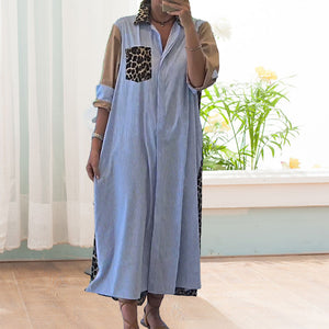 Freizeitkleid mit Leopardenmuster