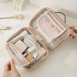 Transparente wasserdichte Kosmetiktasche