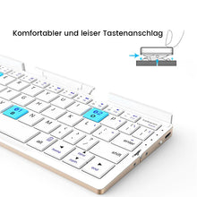 Laden Sie das Bild in den Galerie-Viewer, Bluetooth-Klapptastatur für Handy und Tablet