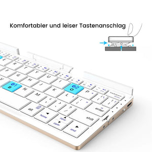 Bluetooth-Klapptastatur für Handy und Tablet