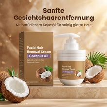 Laden Sie das Bild in den Galerie-Viewer, Sanfte Gesichts-Haarentfernungscreme mit Kokosöl
