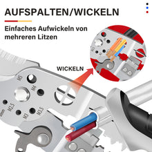 Laden Sie das Bild in den Galerie-Viewer, Professionelle Multifunktions-Abisolierzange mit Winkel