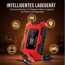 Laden Sie das Bild in den Galerie-Viewer, 12V intelligentes Batterieladegerät und Erhaltungsgerät