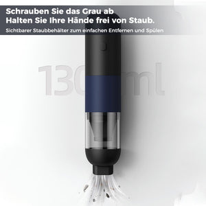 Kleiner tragbarer 2-in-1-Handstaubsauger
