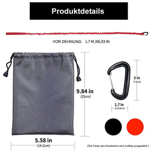 Elastisches Fahrrad-Zugseil