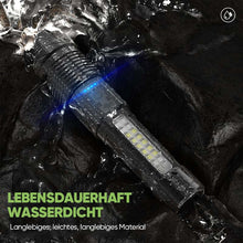 Laden Sie das Bild in den Galerie-Viewer, Ultrahelle Taschenlampe mit weißem Laser und großer Reichweite