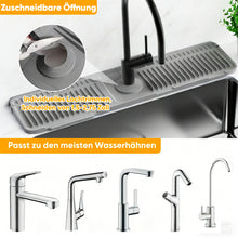 Laden Sie das Bild in den Galerie-Viewer, Abgewinkelte Spritzschutz-Matte für den Wasserhahn
