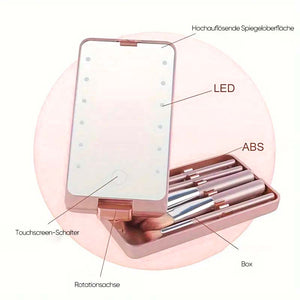 LED-Aufbewahrungs-Schminkspiegel