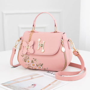 Modische Bestickte Bucket Bag