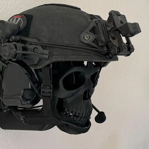 3D-Schädel-Helm-Display-Pakethalterung