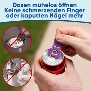 Einfacher Dosenöffner mit Getränkeschutz