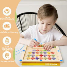 Laden Sie das Bild in den Galerie-Viewer, Magnetisches Alphabet-Labyrinthspielzeug für Kinder