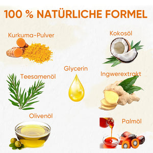 Zitronen-Kurkuma-Kojic-Säure-Seife