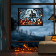 Laden Sie das Bild in den Galerie-Viewer, Halloween Gruseliges Kürbis-Puzzle