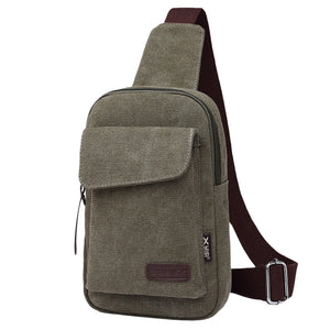 Schulter-/Brusttasche aus Segeltuch