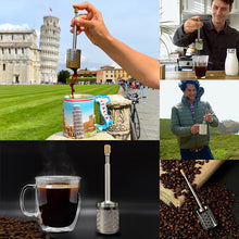 Laden Sie das Bild in den Galerie-Viewer, (Vorverkauf, Versand nach dem 15. Juni) Manueller Kaffeefilter aus rostfreiem Stahl