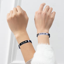 Laden Sie das Bild in den Galerie-Viewer, Paar Silikon-Armband