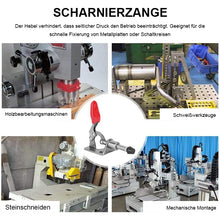 Laden Sie das Bild in den Galerie-Viewer, Vertikale Scharnierklemme, robuste Scharnierklemme