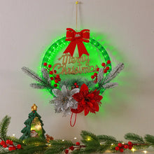 Laden Sie das Bild in den Galerie-Viewer, Weihnachtskränze mit LED-Licht