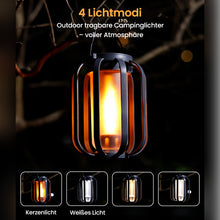 Laden Sie das Bild in den Galerie-Viewer, Solarbetriebene Campinglampe mit 4 Leuchtmodi