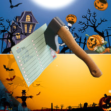 Laden Sie das Bild in den Galerie-Viewer, Halloween Kreativer Axt Ahornblatt Kühlschrankmagnet
